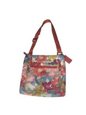 Women's Coach Floral Crossbody Bag One Size Multicolor Orange